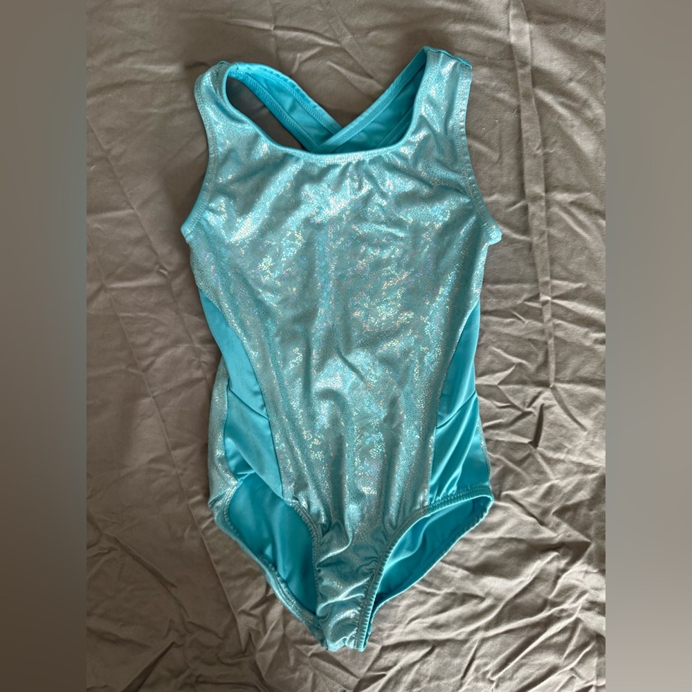 Sparkly Blue Leotard